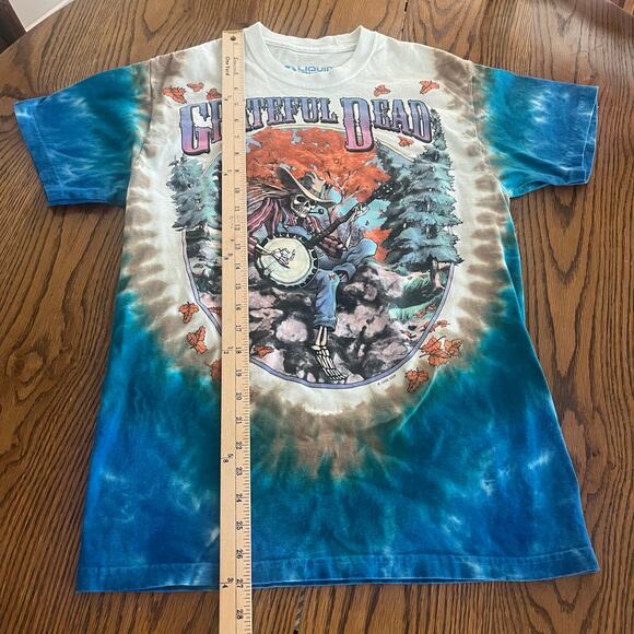 Vintage Liquid Blue 2000 Grateful Dead Banjo 1994 Fall Tour Tie Dye-Size Medium - Picture 5 of 6